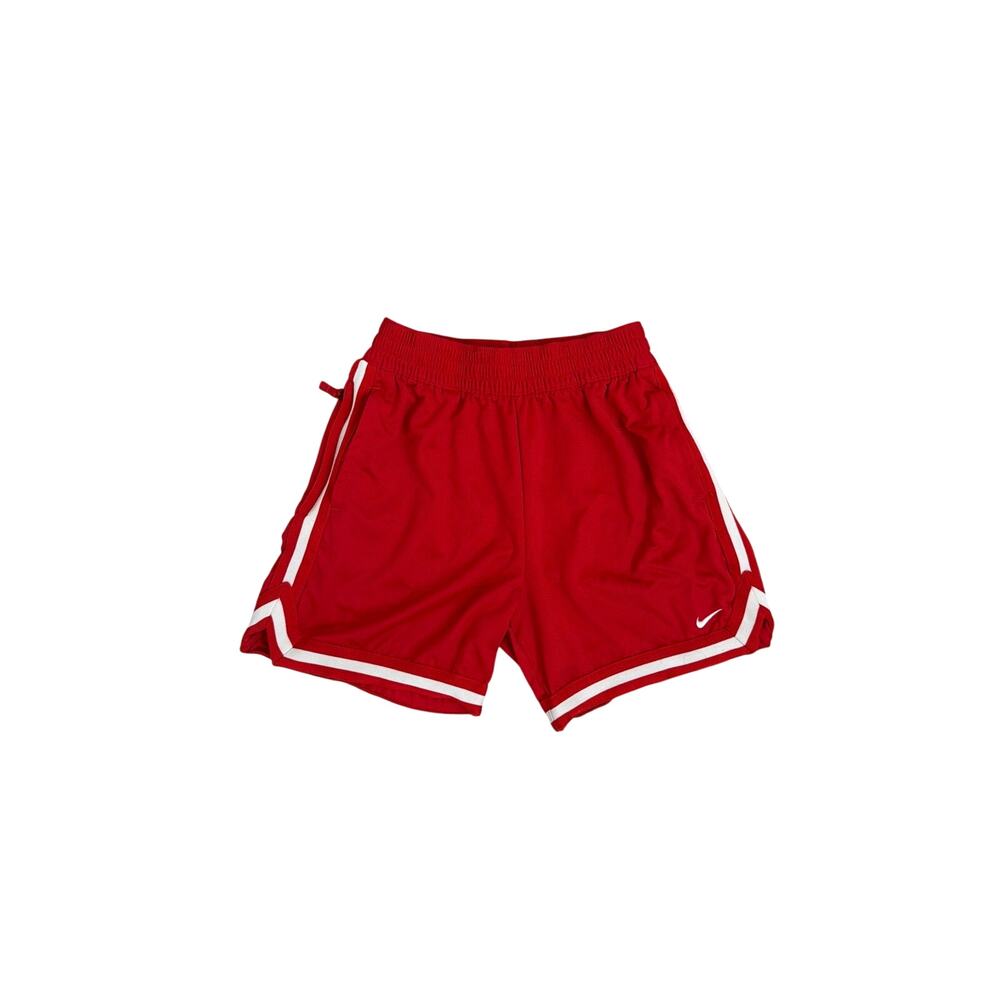 Nike Dri-FIT DNA Red White Athletic Drawstring Shorts Kid's Large 14/16